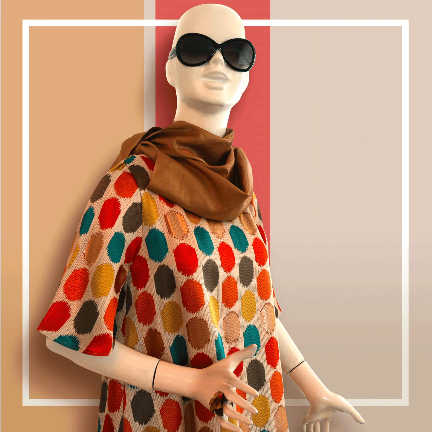 #ALine Dots Dress