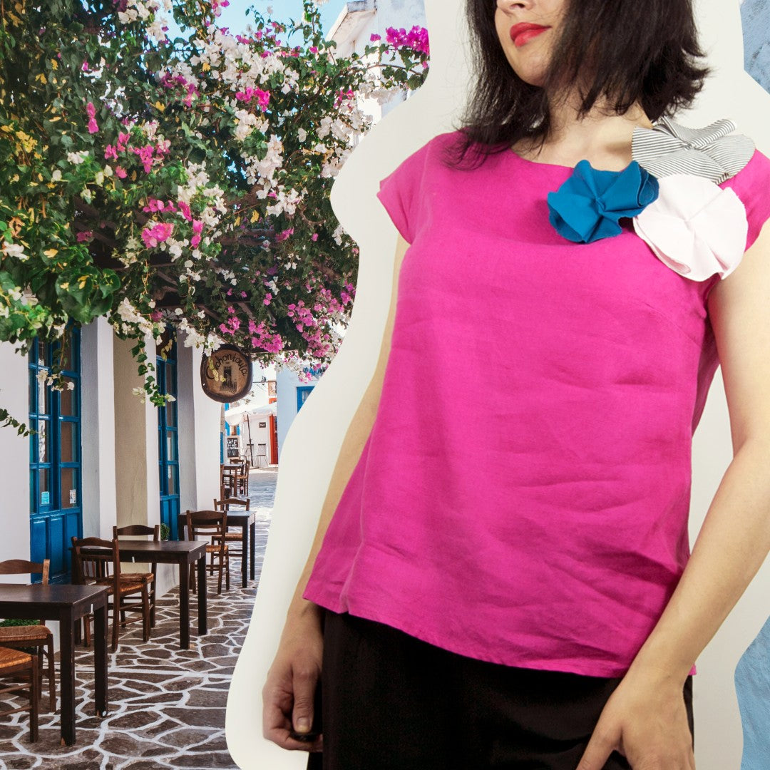 Flower Top // Pink