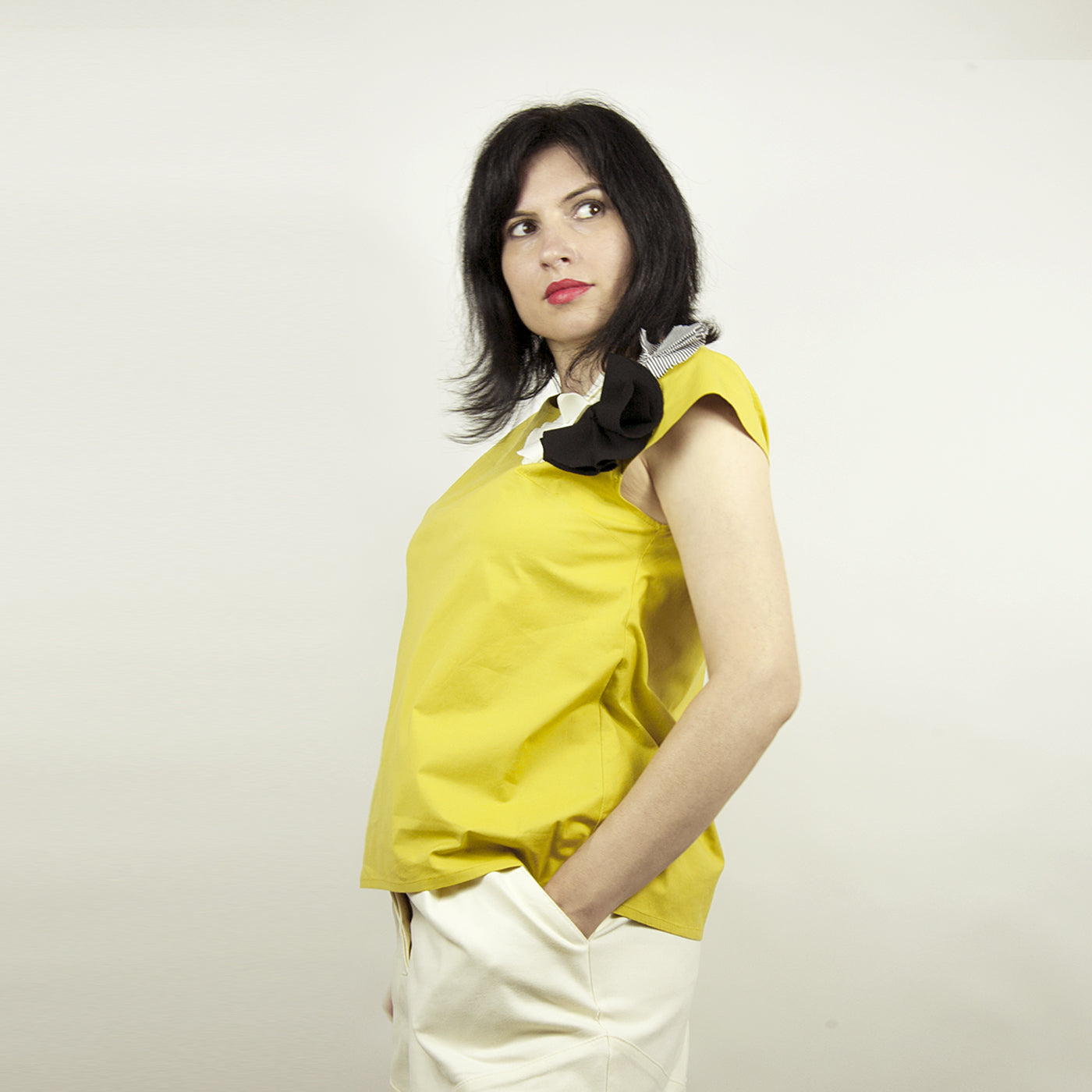 Flower Top // Mustard