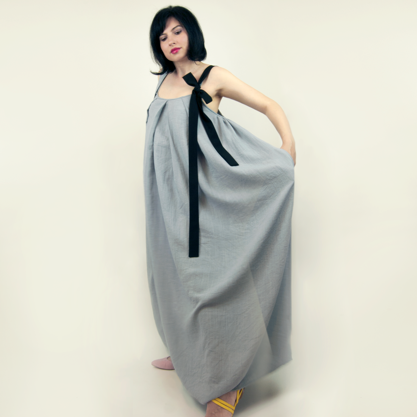 Long Grey Dress // One Size
