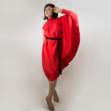 Load image into Gallery viewer, One shoulder Red dress // One Size
