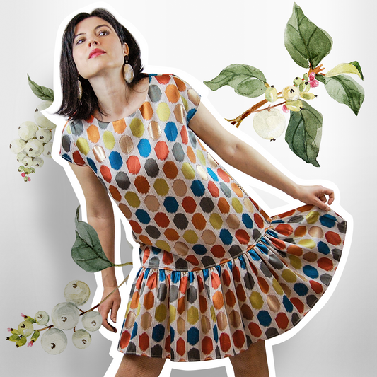 #Babydoll Dots Dress