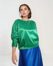 Load image into Gallery viewer, Bluza tafta - Apple Green
