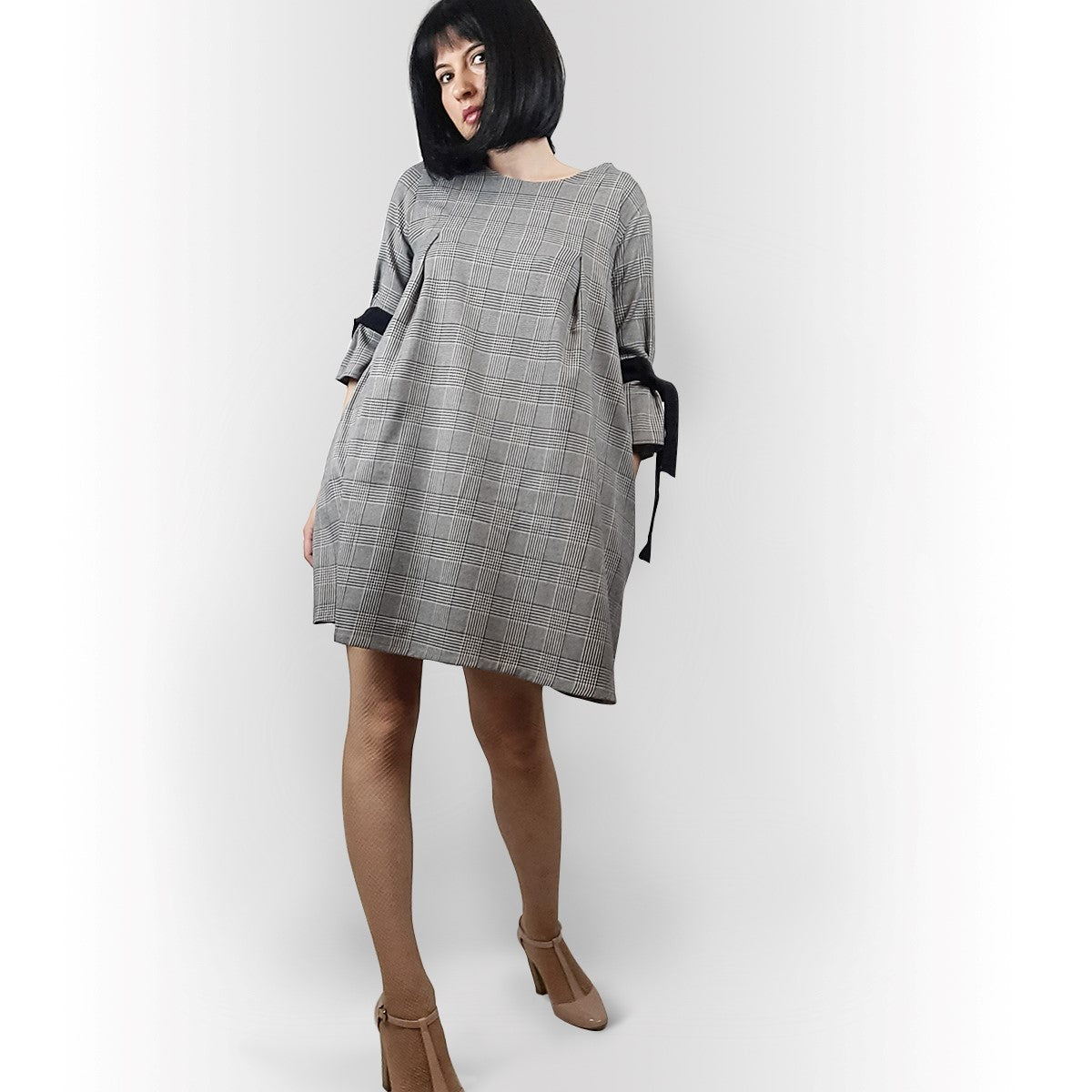 #Tweed BabyDoll Dress