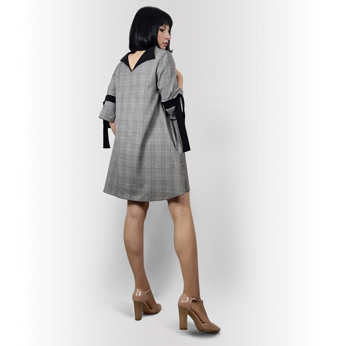 #Tweed BabyDoll Dress