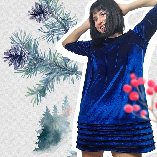 Electric Blue Dress