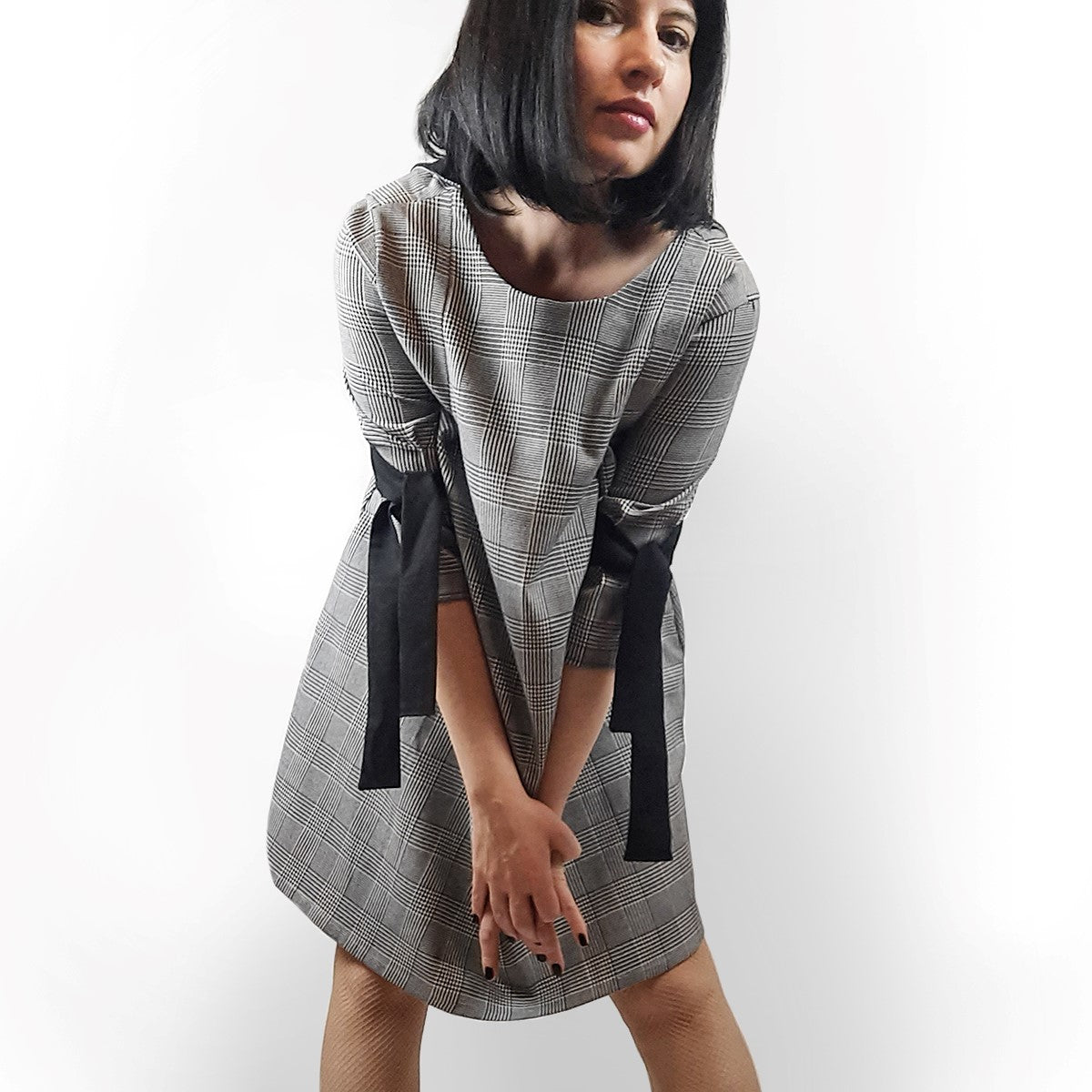 #Tweed BabyDoll Dress