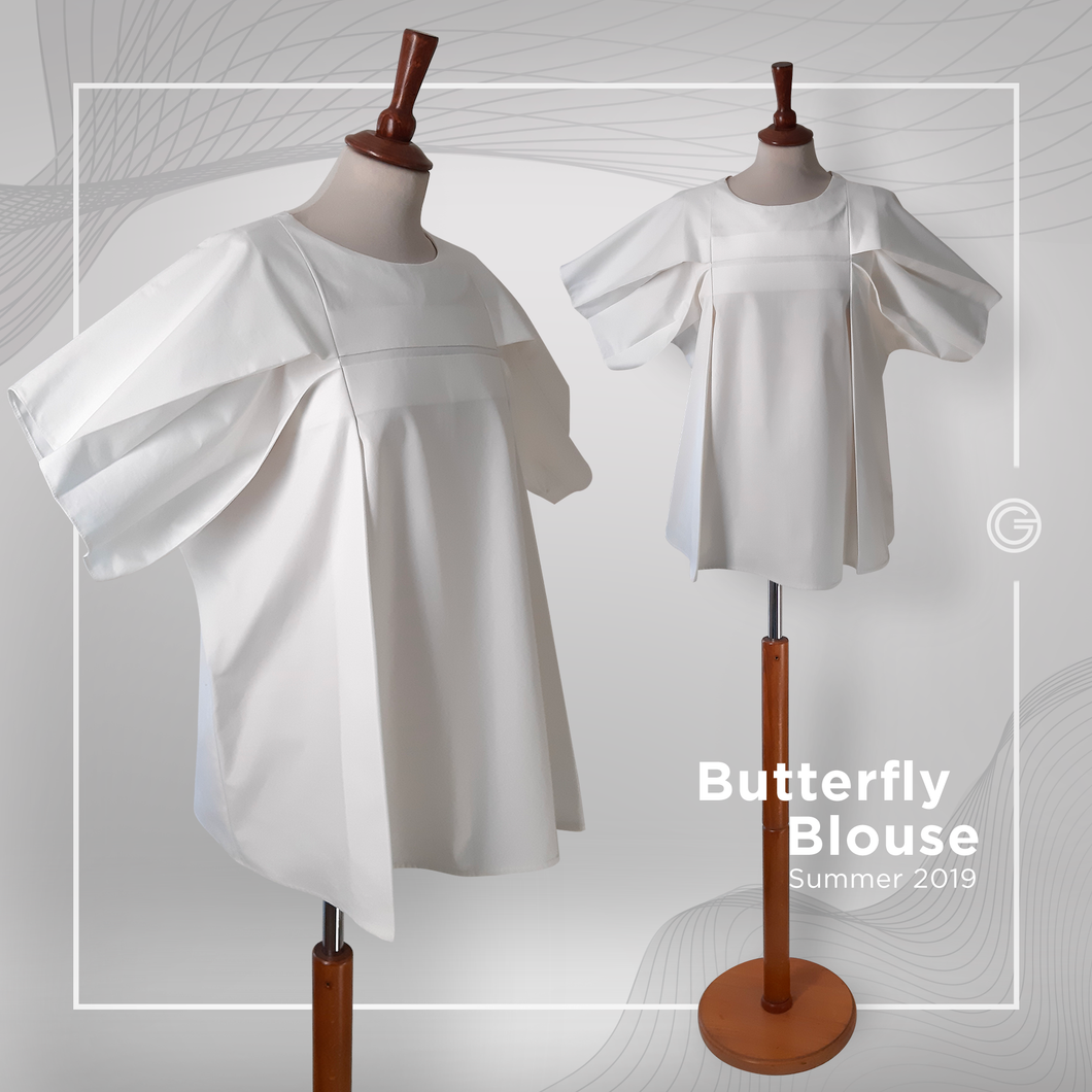 Butterfly White Blouse