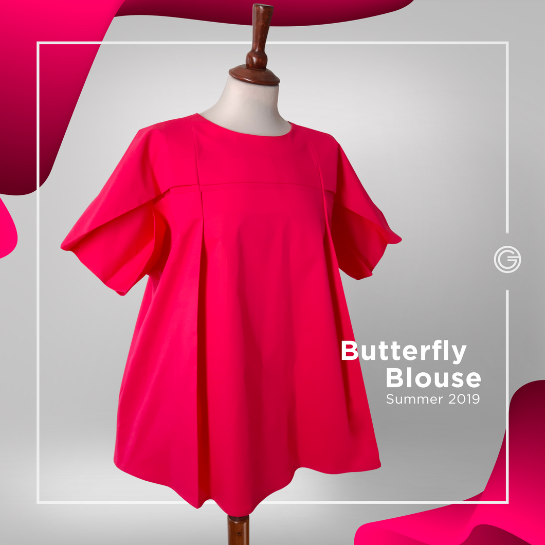 Butterfly Pink Blouse