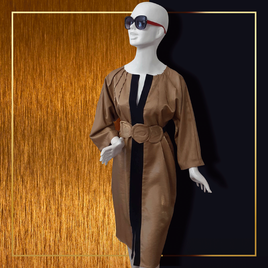 Gold Kimono Dress