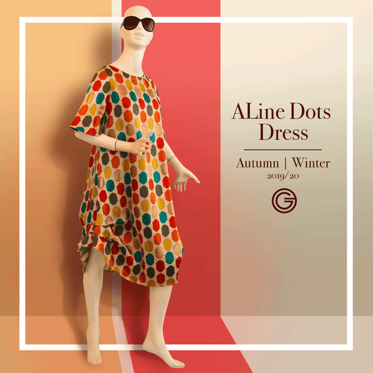 ALine Dots Dress