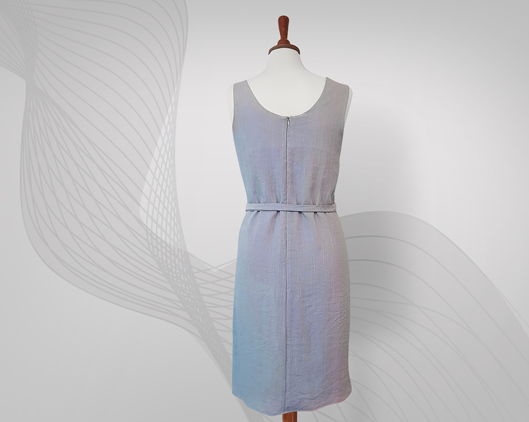 #Linen Grey Dress