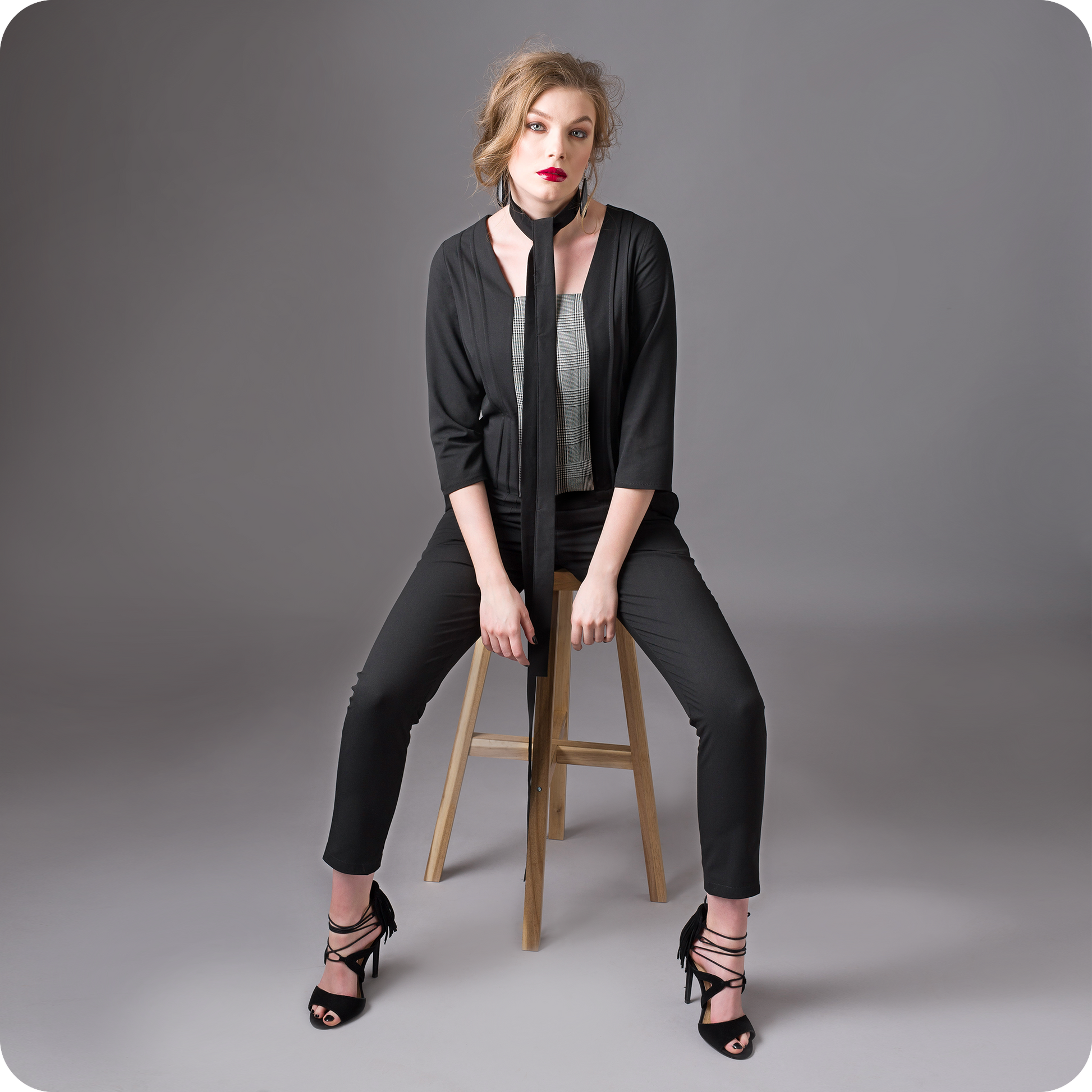black elegant jumpsuit