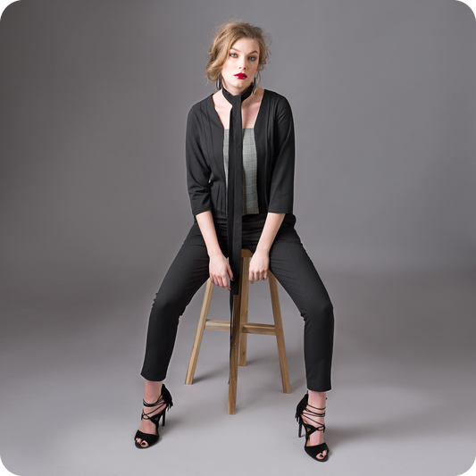 black elegant jumpsuit