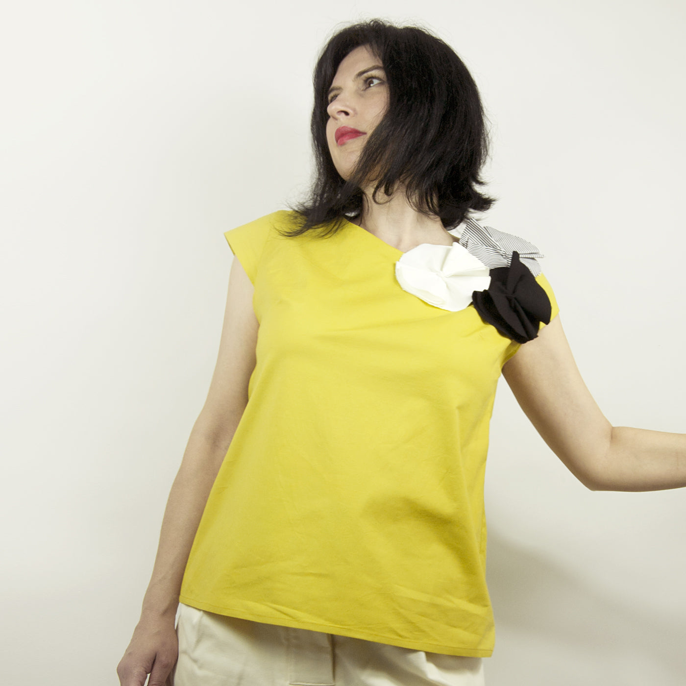Flower Top // Mustard