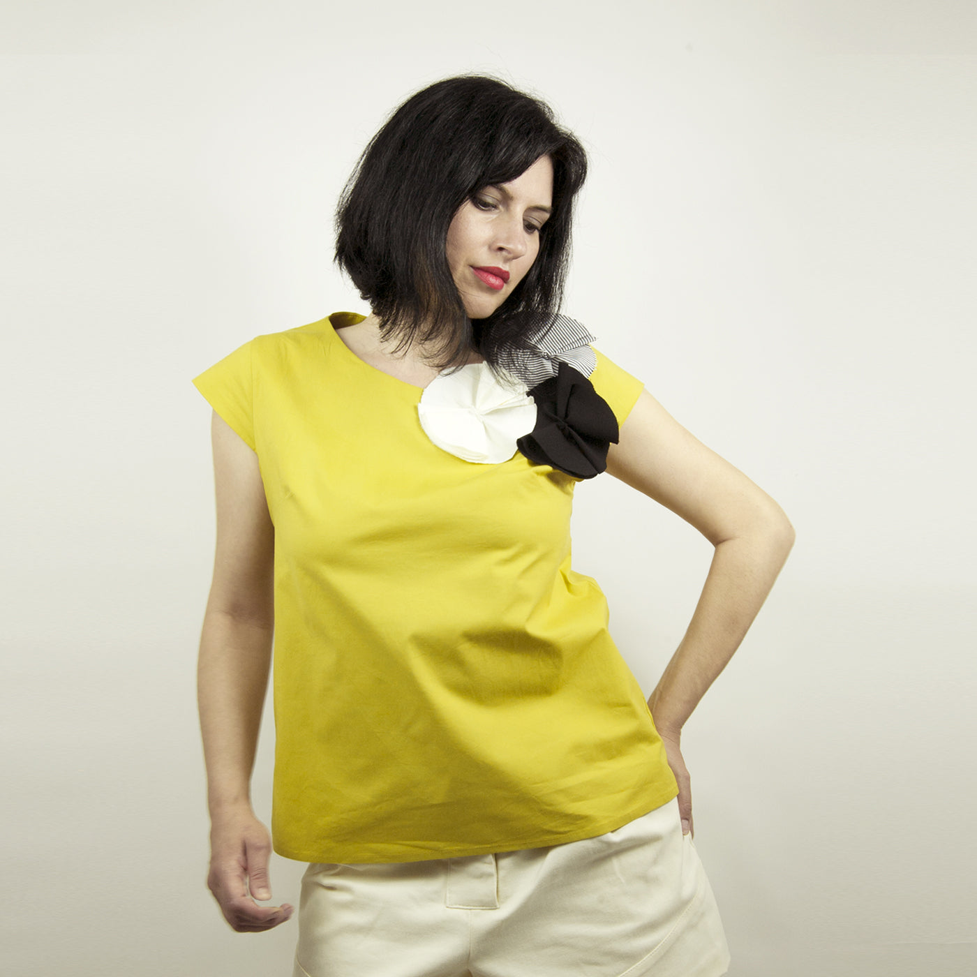 Flower Top // Mustard