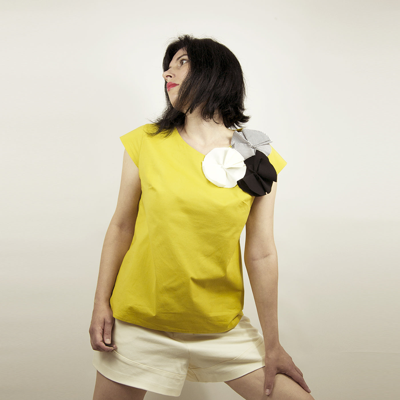 Flower Top // Mustard