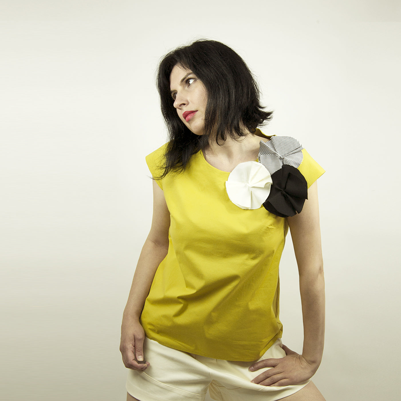 Flower Top // Mustard
