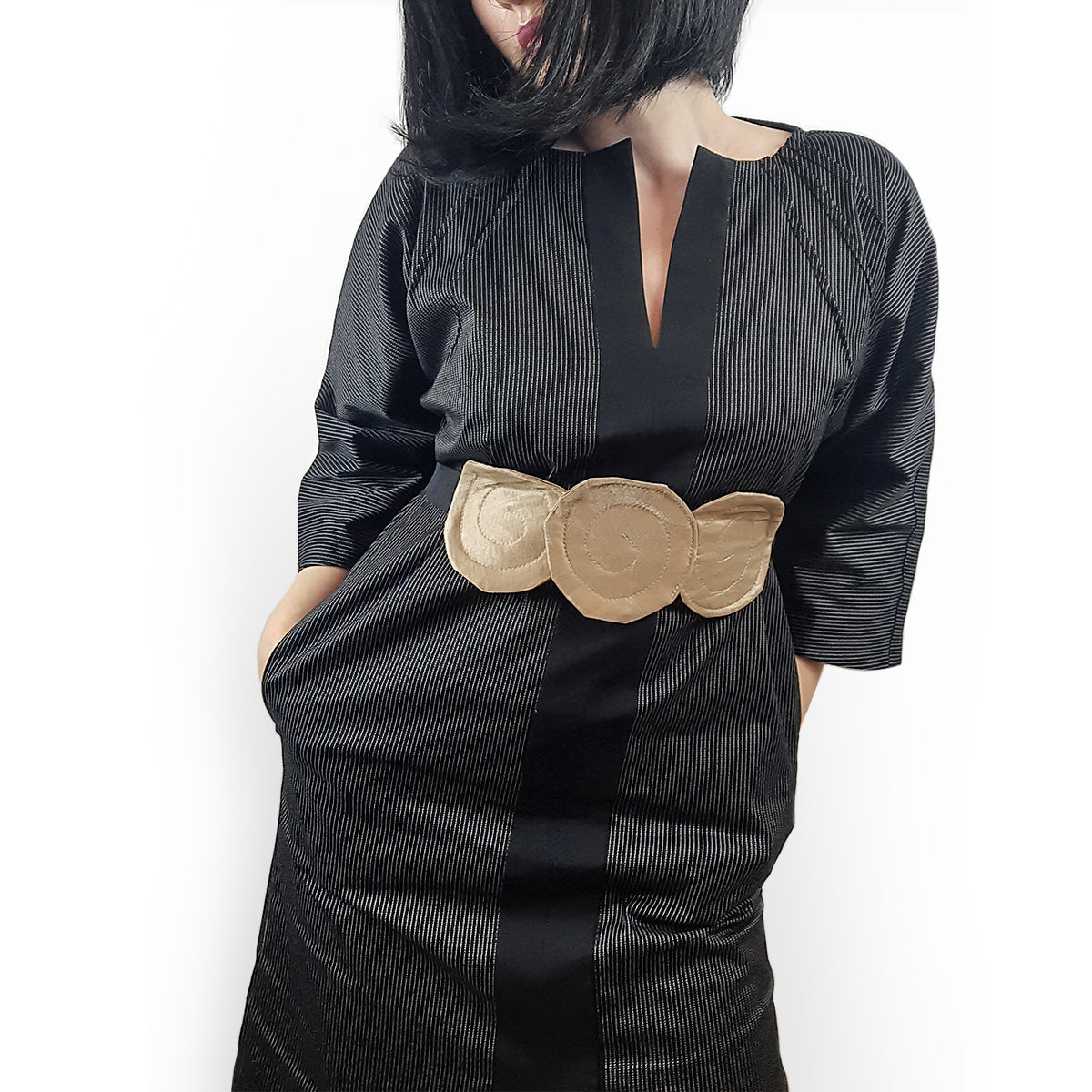 Kimono Black Dress