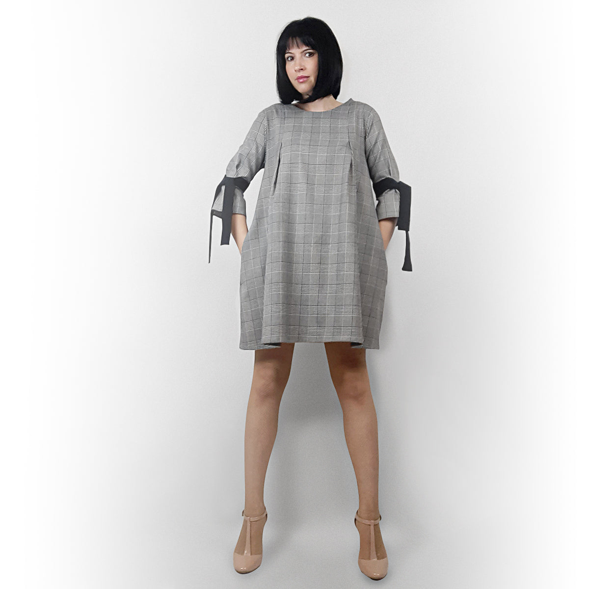 #Tweed BabyDoll Dress