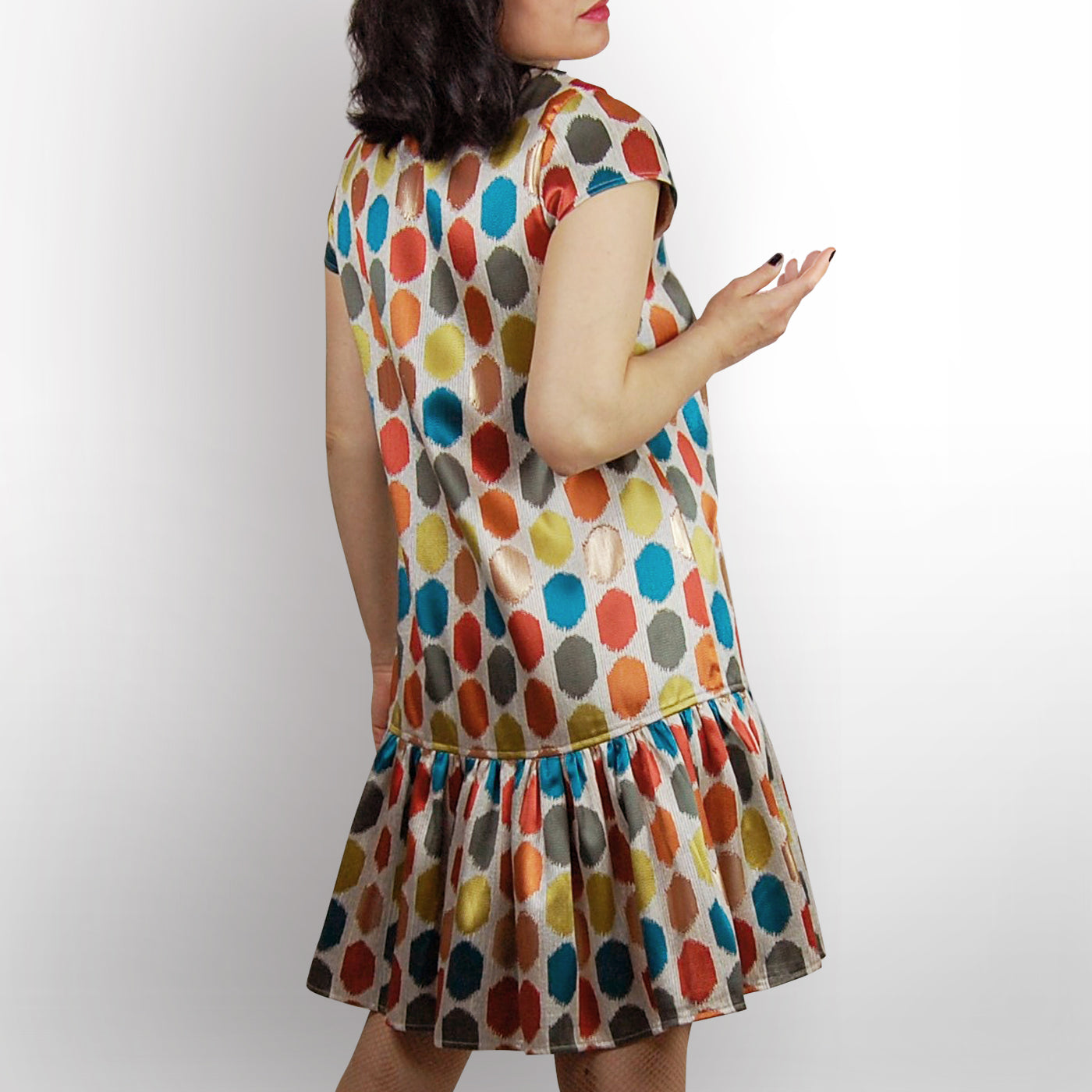 #Babydoll Dots Dress