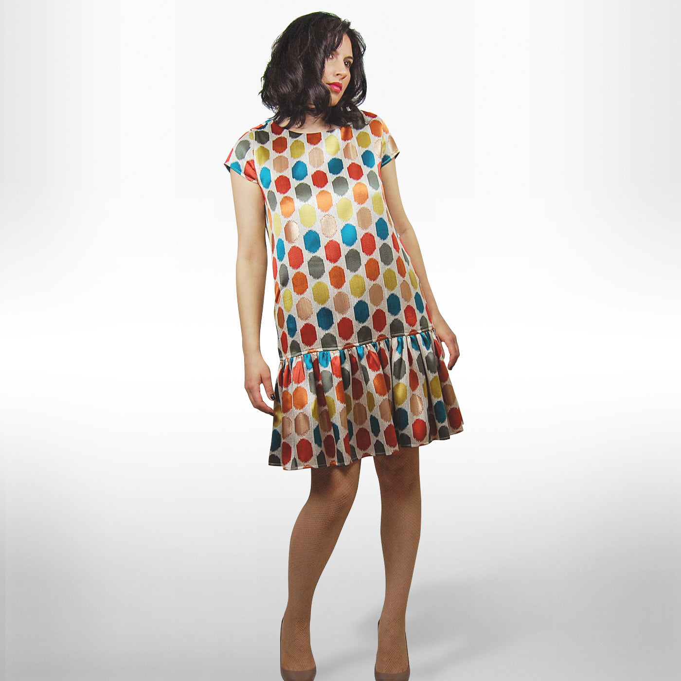 #Babydoll Dots Dress