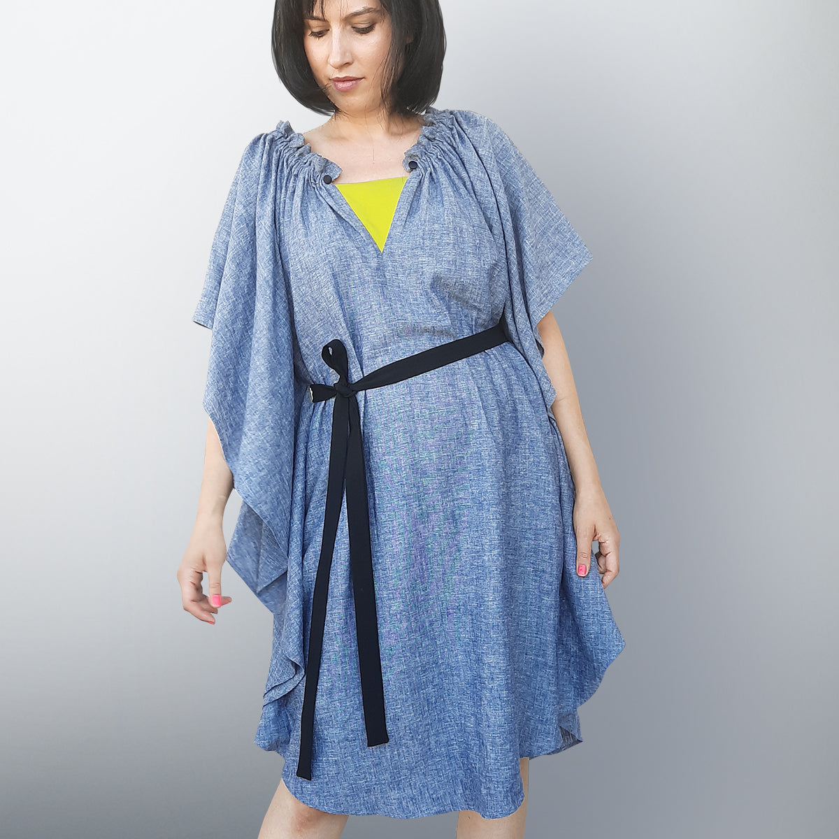 Butterfly Blue Dress